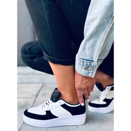 BM Deportivas mujer Zetto Negras blanco negro 4