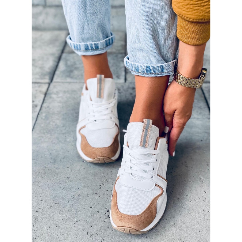 Deportivas Montse Caqui blanco 1 Deportivas Montse Caqui blanco 1