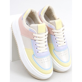 Deportivas de mujer Dhara Amarillo blanco azul rosado multicolor 2