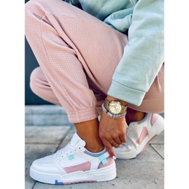 Zapatillas Cruz Rosa blanco multicolor 1