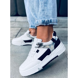 Zapatillas Cruz Negras blanco negro plata 1 Zapatillas Cruz Negras blanco negro plata 1