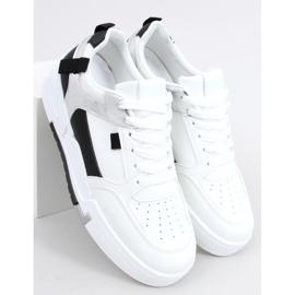 Zapatillas Cruz Negras blanco negro plata 2