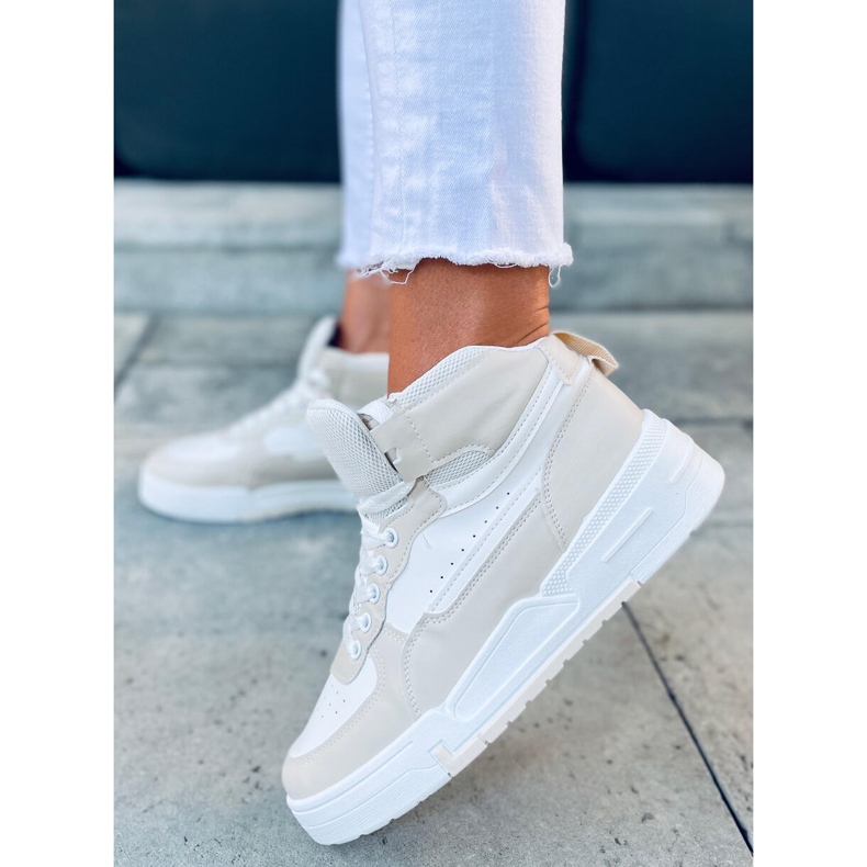 Tiago zapatillas altas Beige blanco 1 Tiago zapatillas altas Beige blanco 1