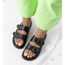 BM Pantuflas negras de mujer Grayson negro 1