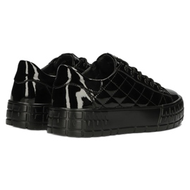 Filippo Zapatillas de cuero con estilo acolchado DP3932 / 22 BK negro 3 Filippo Zapatillas de cuero con estilo acolchado DP3932 / 22 BK negro 3