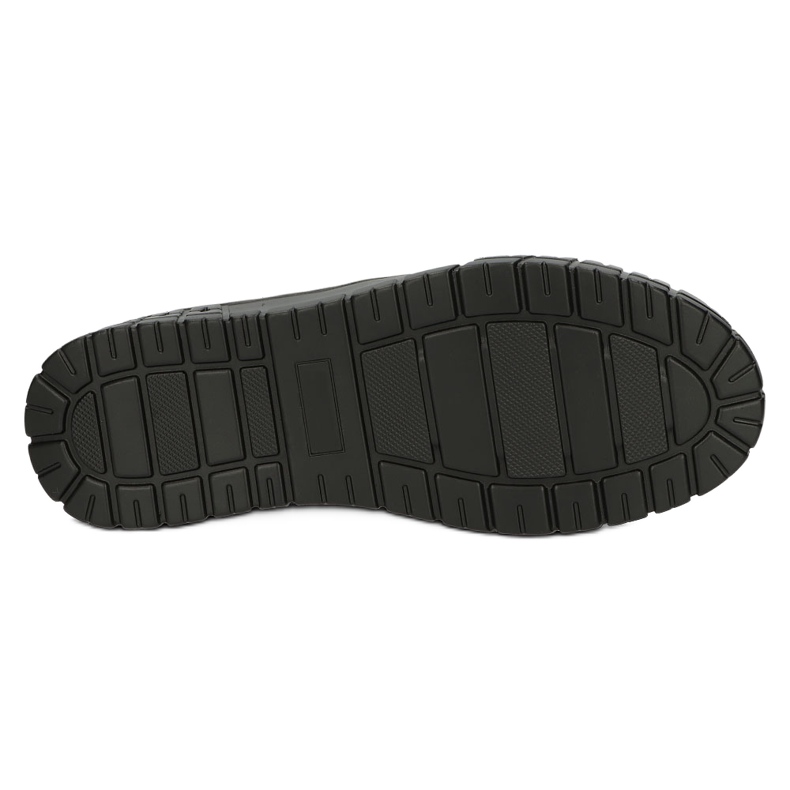Filippo Zapatillas de cuero con estilo acolchado DP3932 / 22 BK negro 5