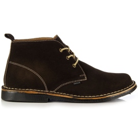 Botas de hombre Gregor de piel marrón 2