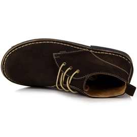 Botas de hombre Gregor de piel marrón 6