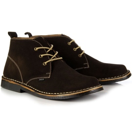 Botas de hombre Gregor de piel marrón 3