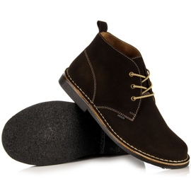 Botas de hombre Gregor de piel marrón 5