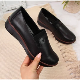 Zapatos cómodos de mujer en piel negros Filippo 2 Zapatos cómodos de mujer en piel negros Filippo 2