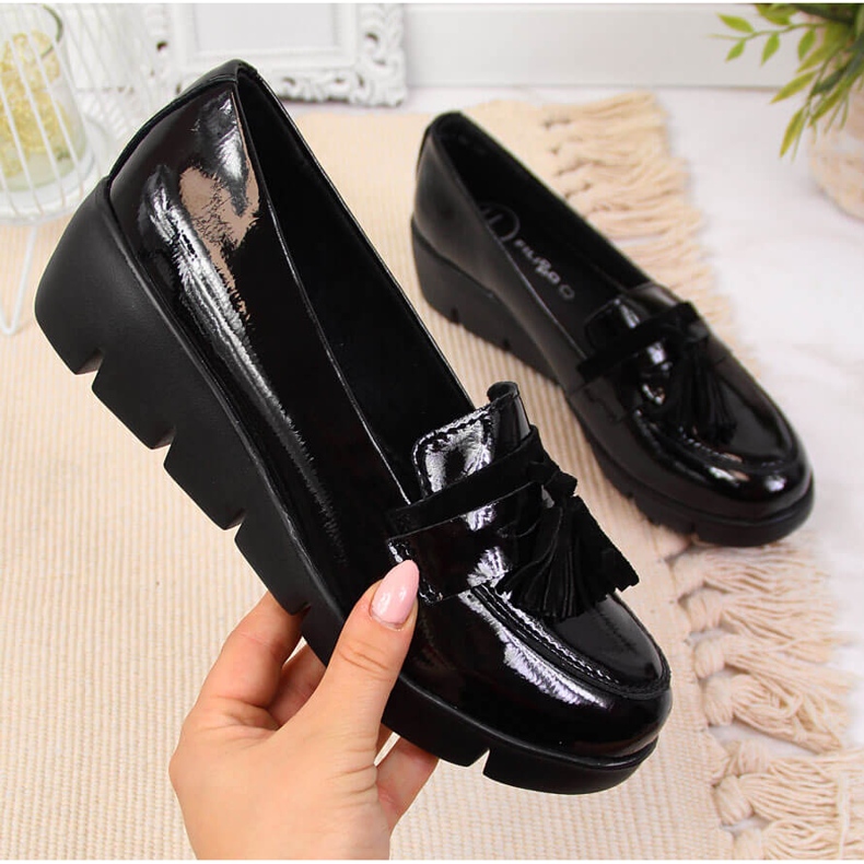 Zapatos mujer charol negro Filippo 2