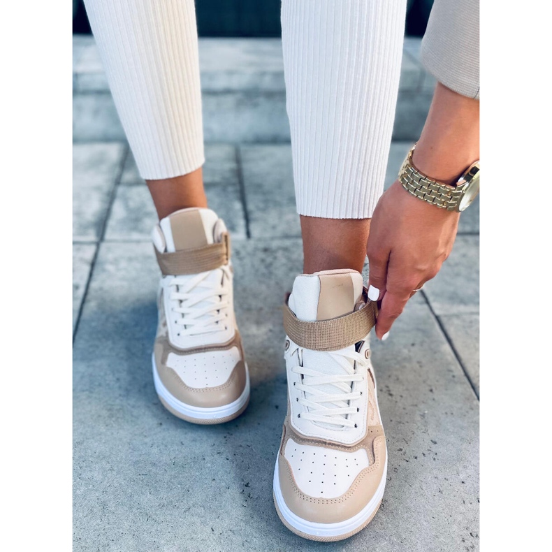 Zapatillas altas Carlota Khaki beige 1 Zapatillas altas Carlota Khaki beige 1
