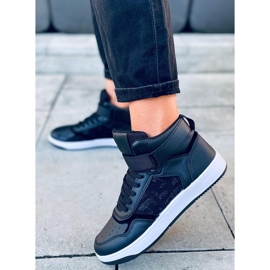 Zapatillas altas Carlota Black negro 3