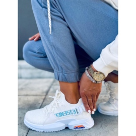 Calzado deportivo Hiral White calcetines blanco 5