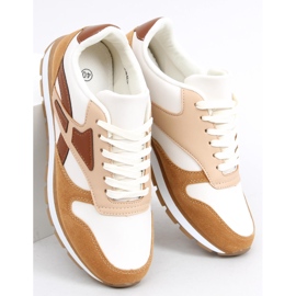 Deportivas mujer Setto Camel marrón multicolor 2