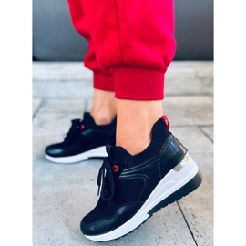Deportivas cuña Fenix ​​negras negro 4