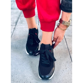 Deportivas cuña Fenix ​​negras negro 3