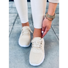Deportiva calcetín Kessi Beige 3