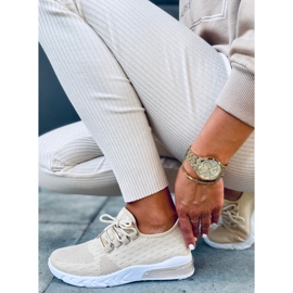 Deportiva calcetín Kessi Beige 1