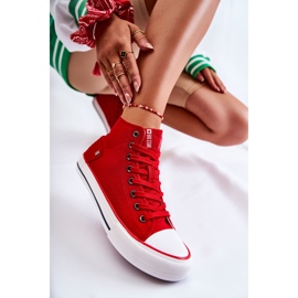 Zapatillas de Mujer Big Star High Red DD274334 rojo 5