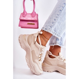 PG1 Deportivas Mujer Ante Deportivas Deportivas Beige Claro Britany 5
