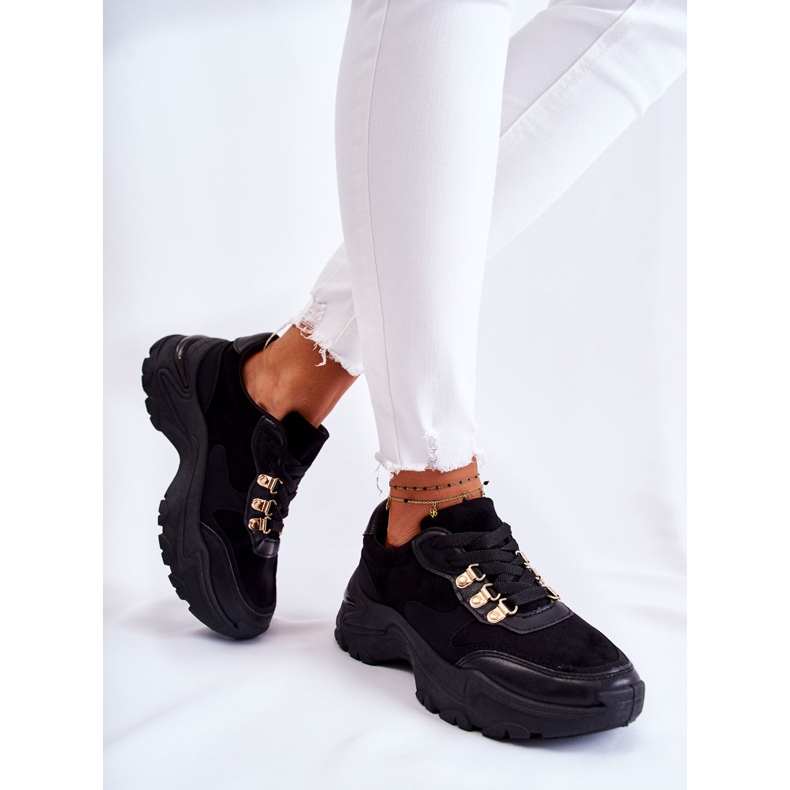 PG1 Zapatillas Deportivas Mujer Ante Negro Britany 1