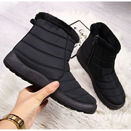 Botas de nieve impermeables con cremallera News W EVE181A negro 1