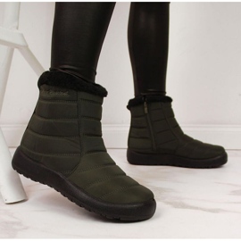 News Botas de nieve impermeables con cremallera Novedades W EVE181D khaki negro caqui 2