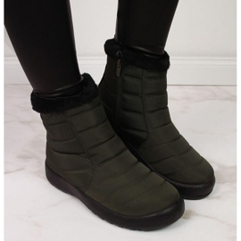 News Botas de nieve impermeables con cremallera Novedades W EVE181D khaki negro caqui 3