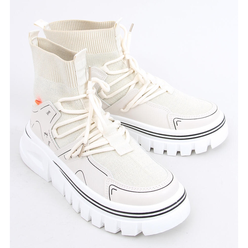 Calcetines deportivos Malin Beige 2