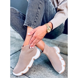 Calcetines tobilleros Nova Khaki beige 4