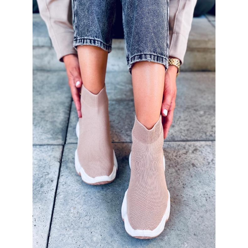 Calcetines tobilleros Nova Khaki beige 1