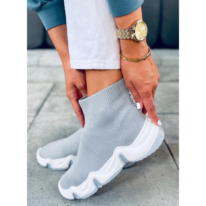 Calcetines altos Nova Grey gris 1 Calcetines altos Nova Grey gris 1