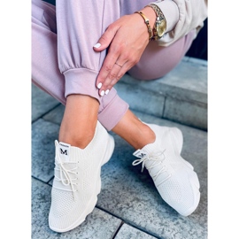 Deportiva calcetín Fresto Beige 4