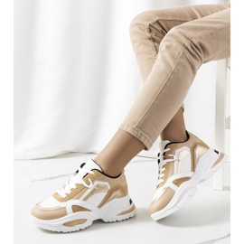Zapatillas beige para mujer de Eshelby blanco 3