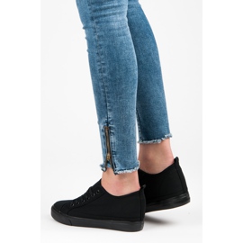 Mckeylor Deportivas cuña negras negro 5
