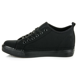 Mckeylor Deportivas cuña negras negro 2