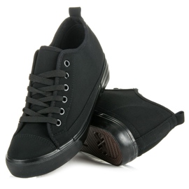 Mckeylor Deportivas cuña negras negro 3