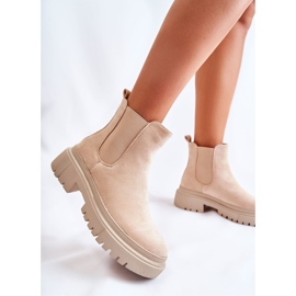 PS1 Botas sin cordones de ante beige Lorea 2 PS1 Botas sin cordones de ante beige Lorea 2