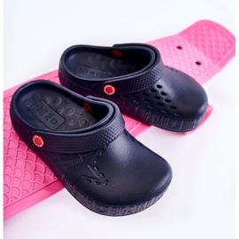 Pantuflas Ligeras Infantiles Kroks Big Star II375002 Azul Marino 3