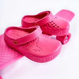 Zapatillas de Casa Ligeras Infantiles Kroks Big Star II375006 Fucsia rosado 2