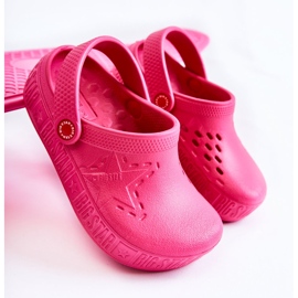 Zapatillas de Casa Ligeras Infantiles Kroks Big Star II375006 Fucsia rosado 5