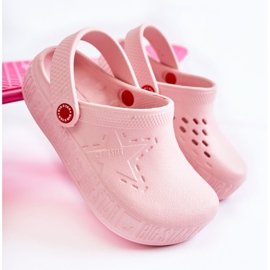 Pantuflas Ligeras Infantiles Kroks Big Star II375007 Rosa rosado 1 Pantuflas Ligeras Infantiles Kroks Big Star II375007 Rosa rosado 1