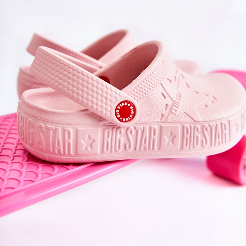 Pantuflas Ligeras Infantiles Kroks Big Star II375007 Rosa rosado 2 Pantuflas Ligeras Infantiles Kroks Big Star II375007 Rosa rosado 2