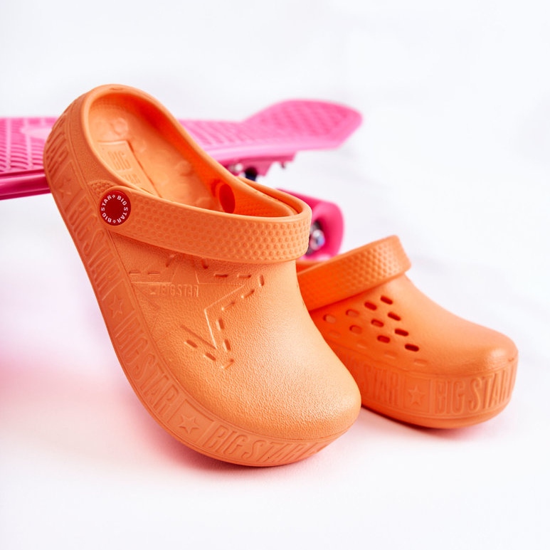 Pantuflas Ligeras Infantiles Kroks Big Star II375008 Naranja 1