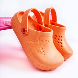 Pantuflas Ligeras Infantiles Kroks Big Star II375008 Naranja 3