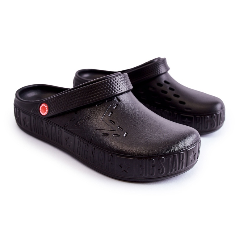 Pantuflas Ligeras Hombre Kroks Big Star II175001 Negro 1