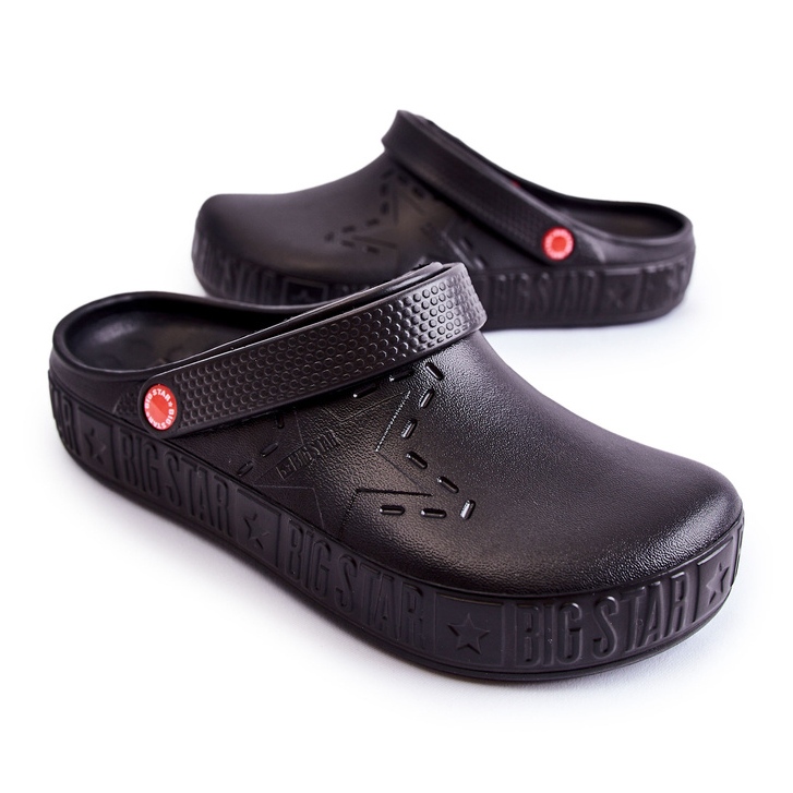 Pantuflas Ligeras Hombre Kroks Big Star II175001 Negro 2