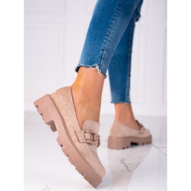 Zapatos de ante beige de Vinceza 1